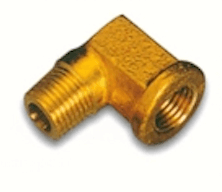 brass adapter C 90 degree tubes with female threads-1